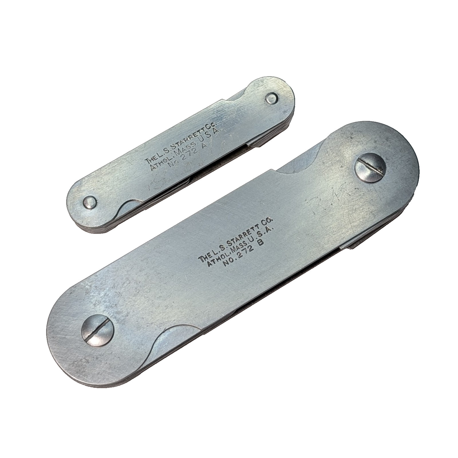Starrett 272-A & 272-B Fillet Radius Gages Vintage 33/64″ to 1/32″ USA