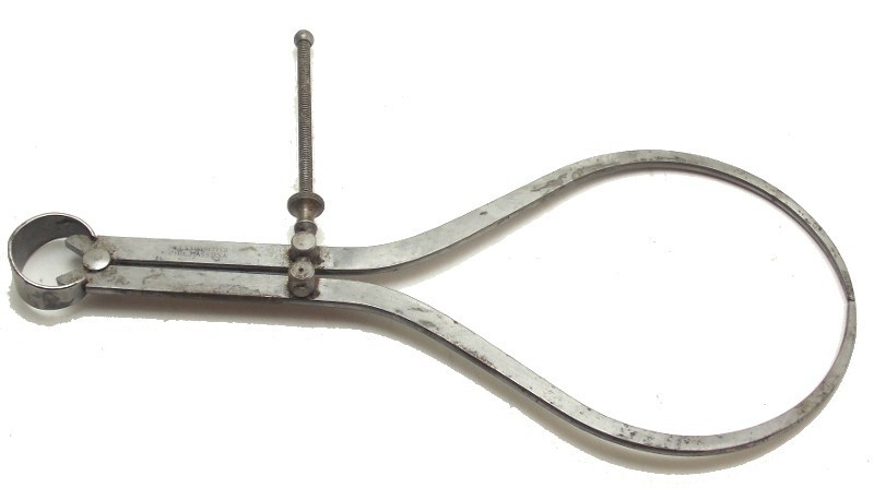 Vintage The L.S. Starrett Outside Caliper Dividing Tool 11″ Long Made USA Used