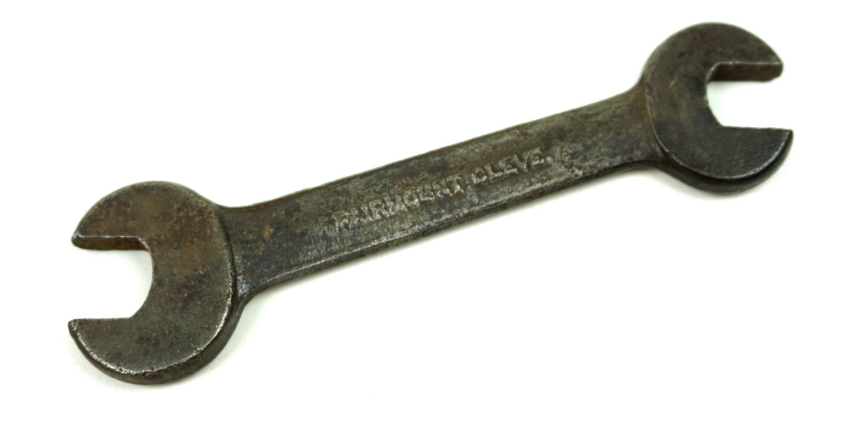 Fairmount Cleve. 7/16″ X 1/2″ Open End Wrench No Sizes Marked Vintage USA