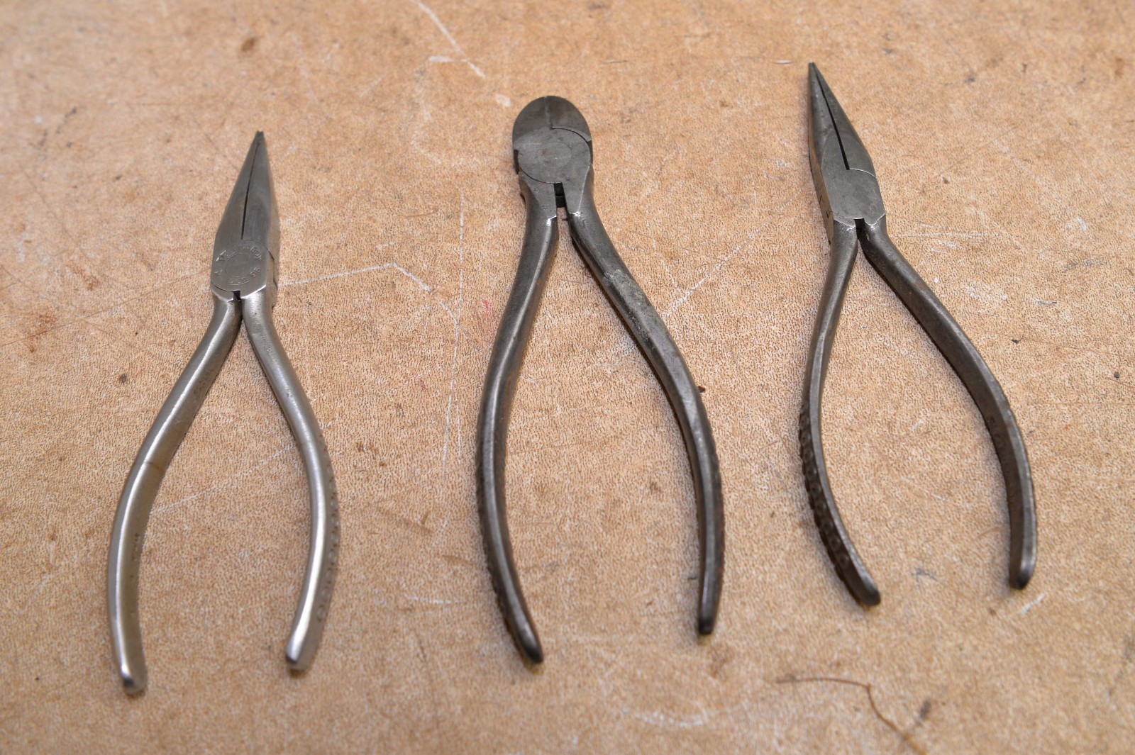 3 Snap-on & Vaccum grip USA No 96, 86, 85 collectible mechanics pliers tool lot