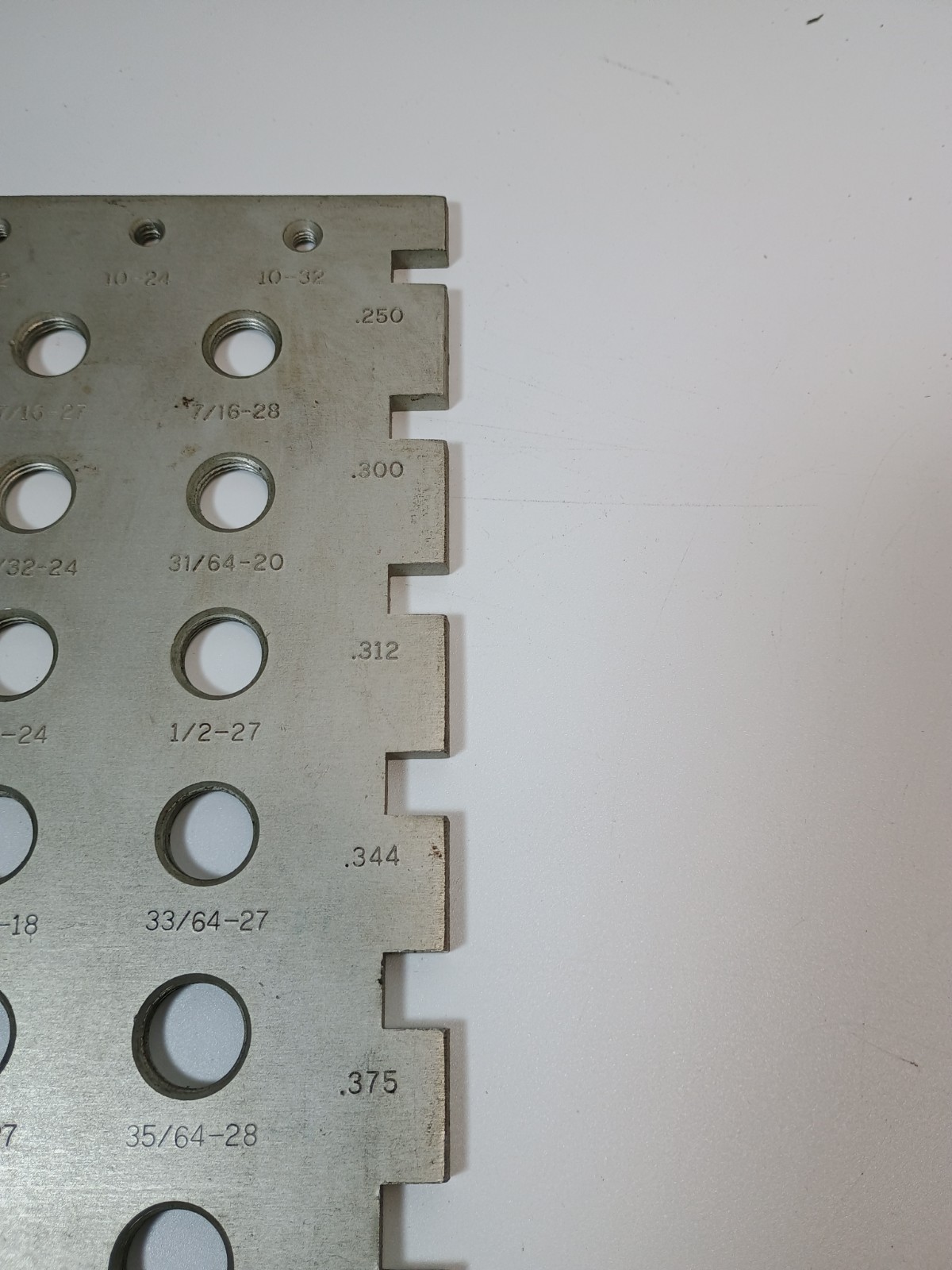 Vintage Kirkhill Inc. Thread gauge for Seats, Bibbs, Nuts and Bolts