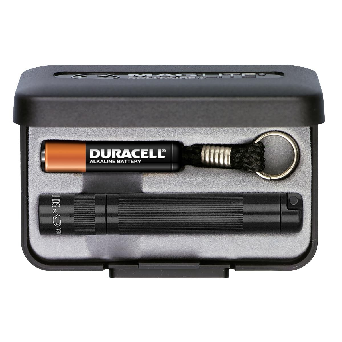 Maglite Solitaire Incandescent 1-Cell AAA Flashlight in One Size, Black
