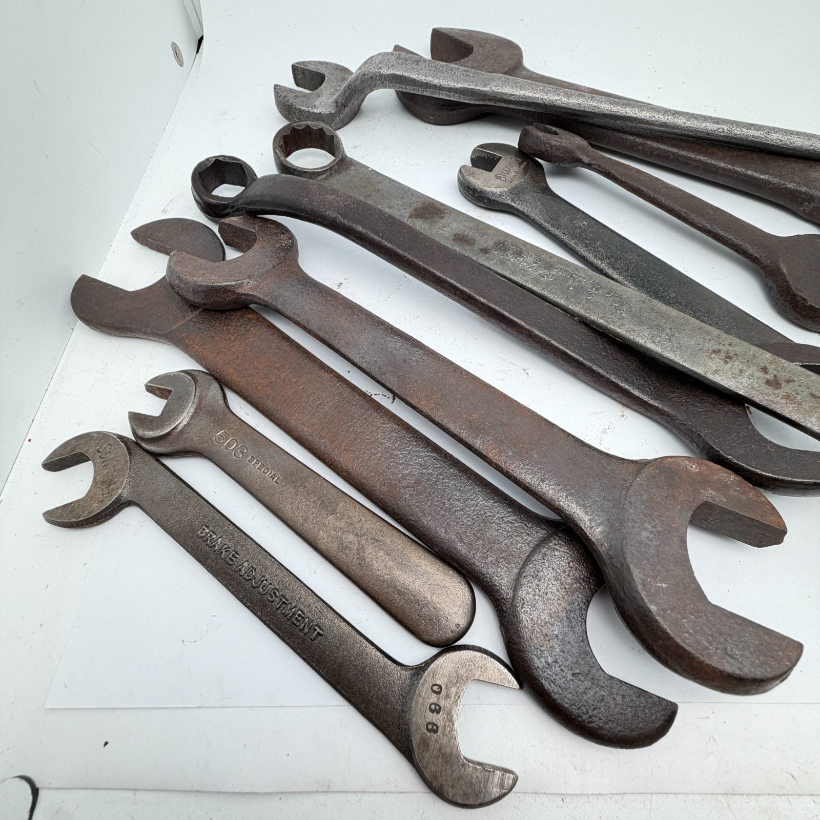 Vintage Wrenches Lot Williams, Blue Point, Billings Brake Wrenches – See Photos