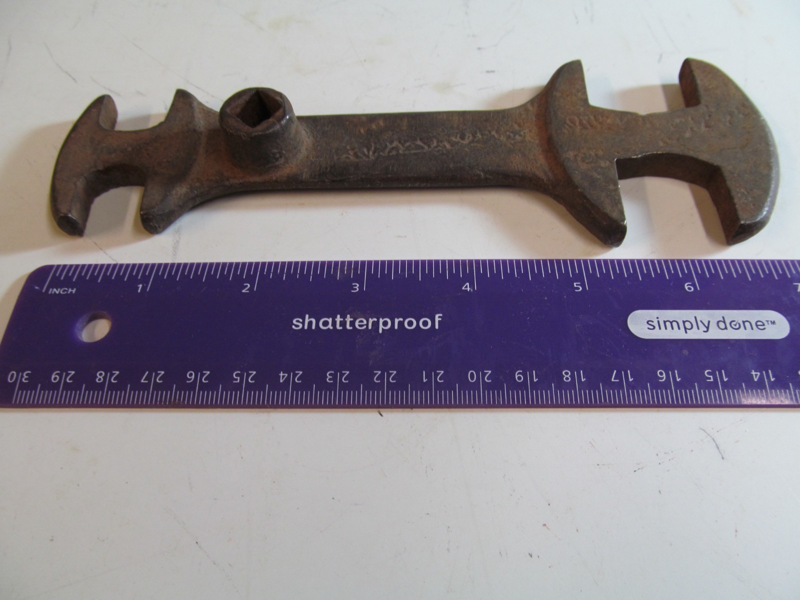 Acetylene Welding Tank Wrench 7 inches long Collectible Vintage Tool j jv