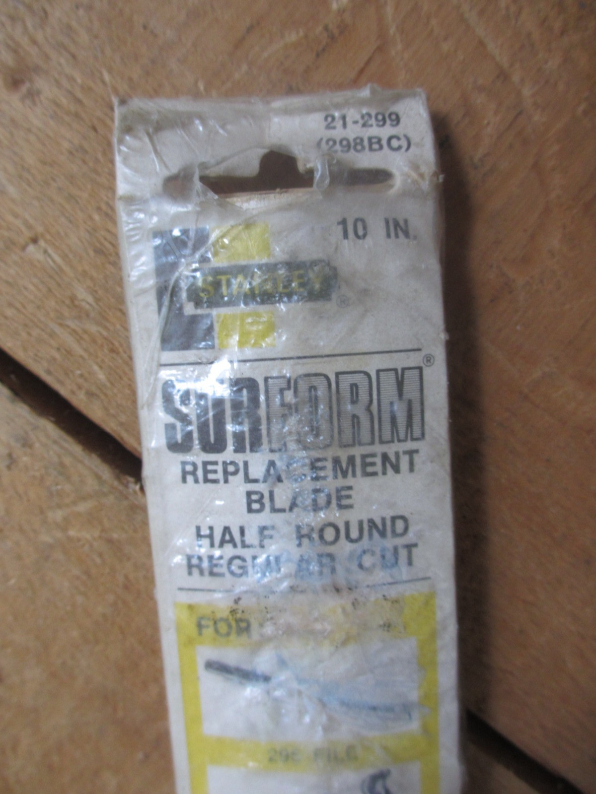 Vintage Stanley 21-299 10-inch Surform Half Round Regular Cut Replacement Blade