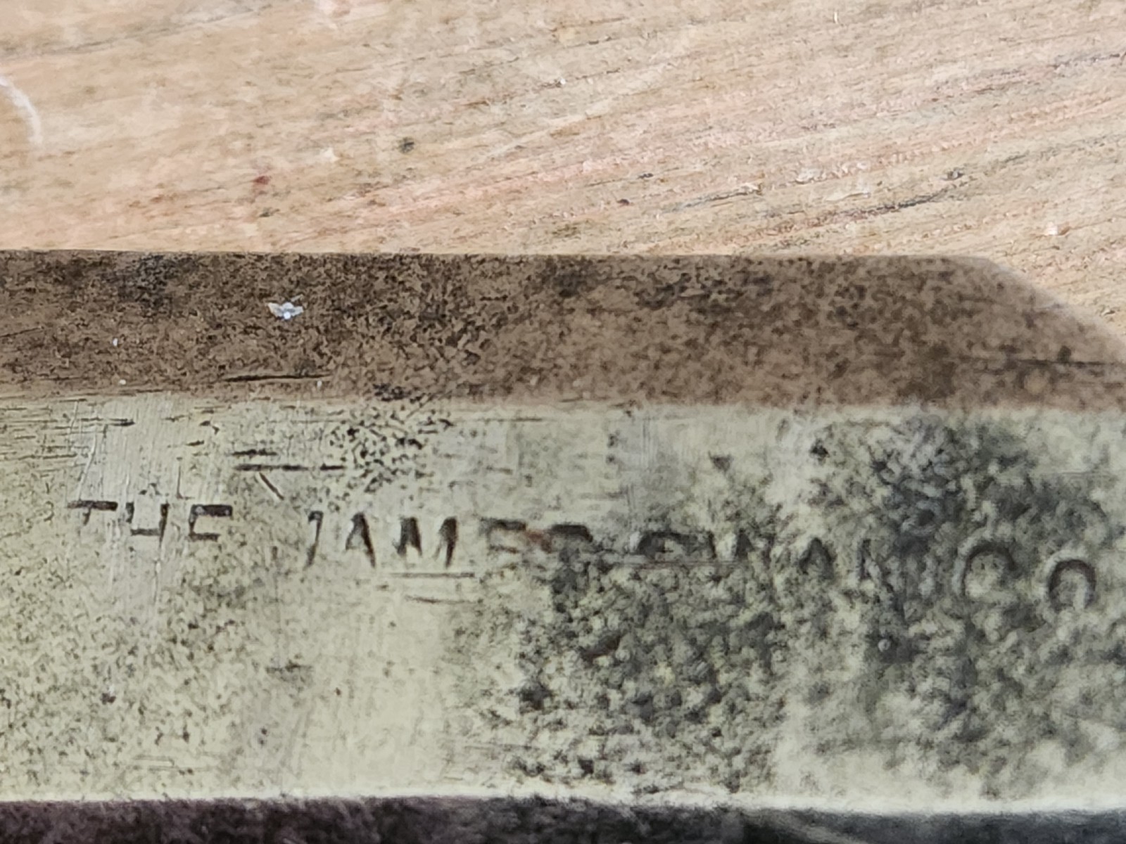 James Swan 1″ Socket Chisel Bevel Edge Mushroomed 4-3/4″ Long No Handle Vintage