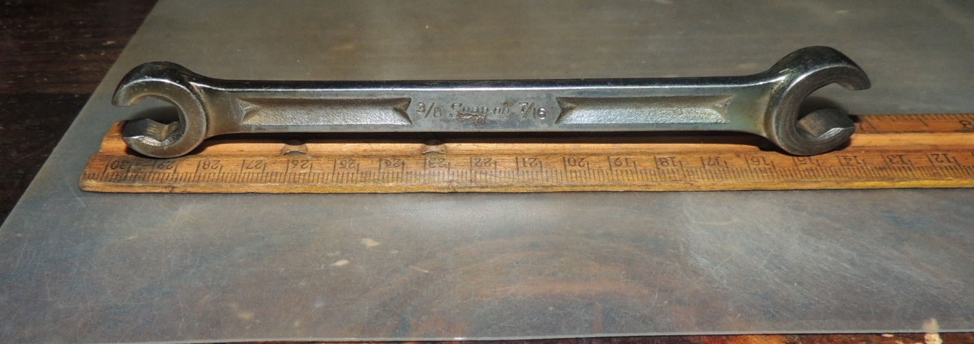 VTG 3/8″ X 7/16″ SNAP ON RXV1214S LINE FLARE-NUT WRENCH V-GROOVE, 1951 DATE CODE