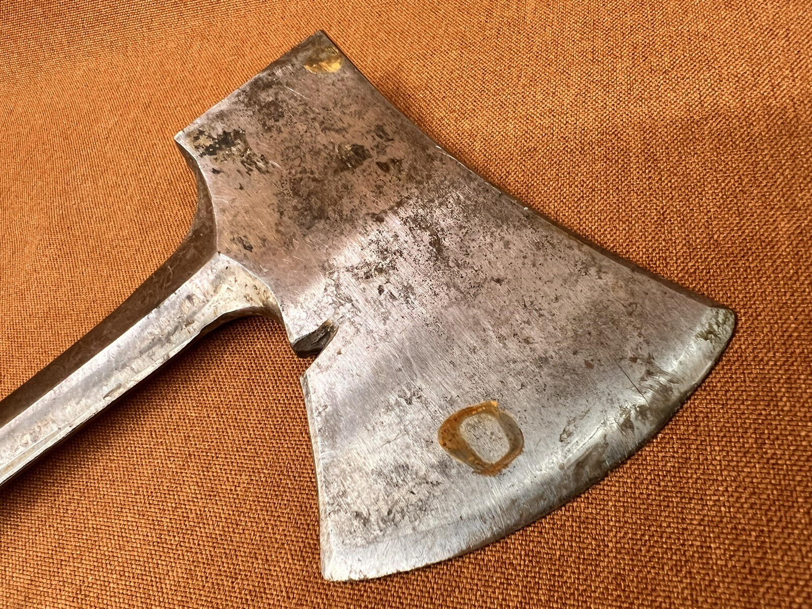 Vintage ESTWING Single Bit Camp Axe Hatchet 24A Stacked Leather Handle 13″ USA