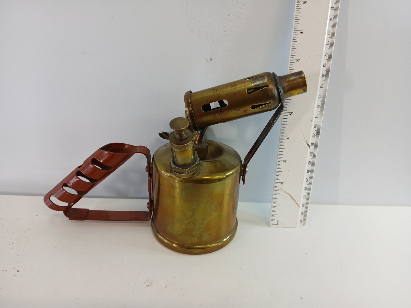Vintage MONITOR No. 24A Brass Paraffin Blow Torch Lamp Tool Untested