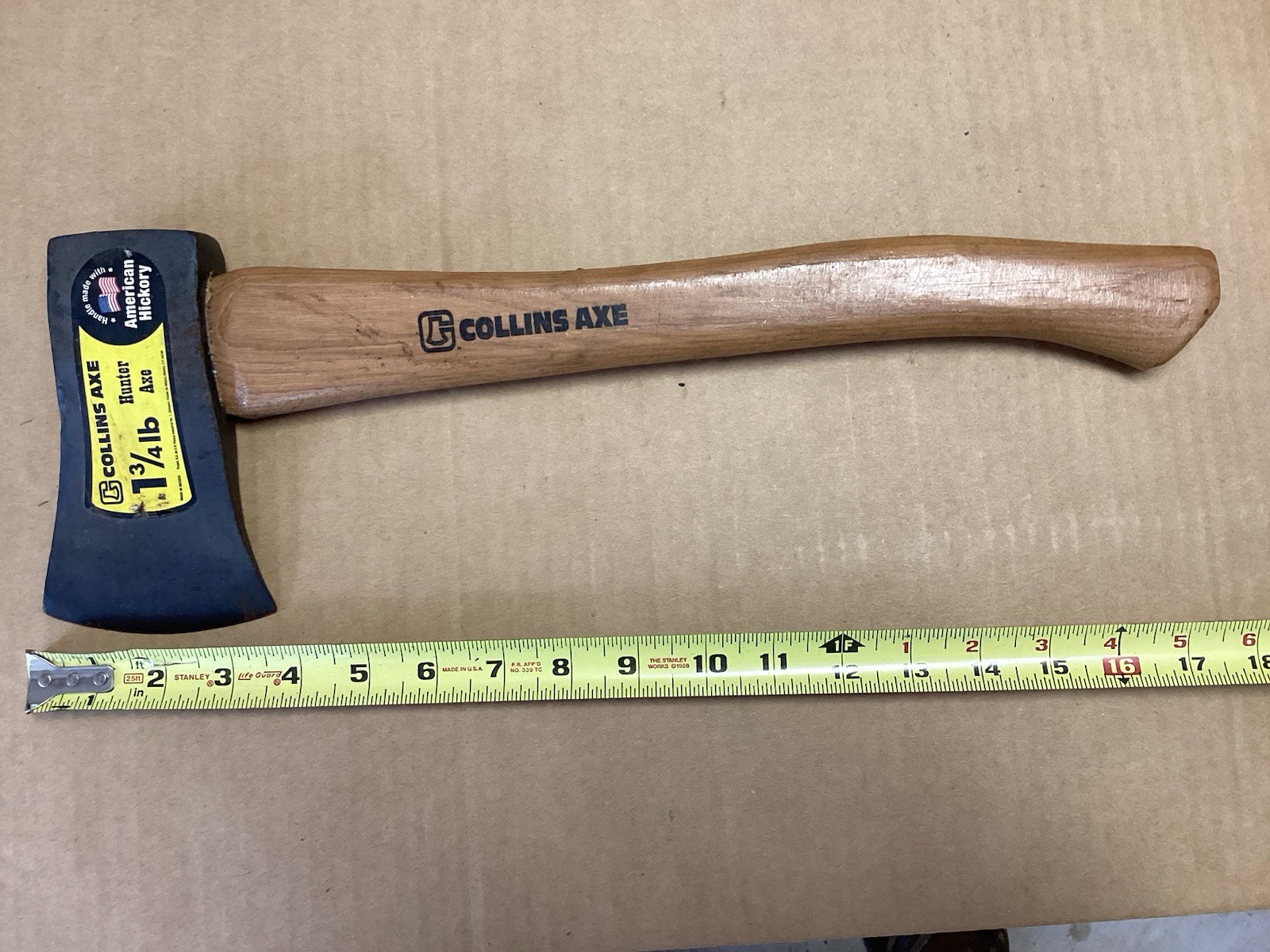 Collins Axe Hatchet HHU 1-3/4 Pounds 17 Inches Lightly Used