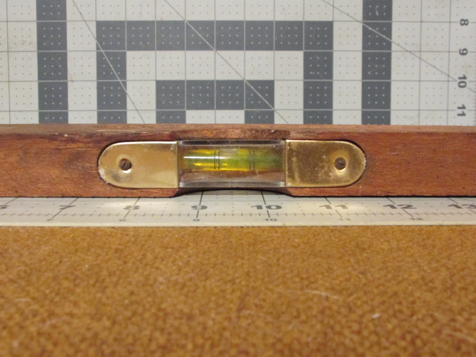 Vintage Wood Level 18 in. inches. Working Bubbles, Refurbished?, FREE SHIP / 48!