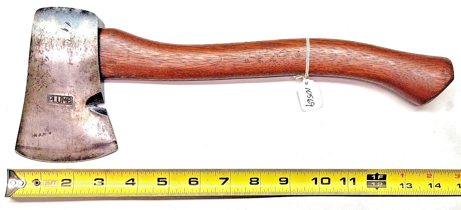 PLUMB Vintage Camp Axe / Hatchet, 3-1/4″ Wide Bit, 14″ Long, 1 lb. 8 oz., USA