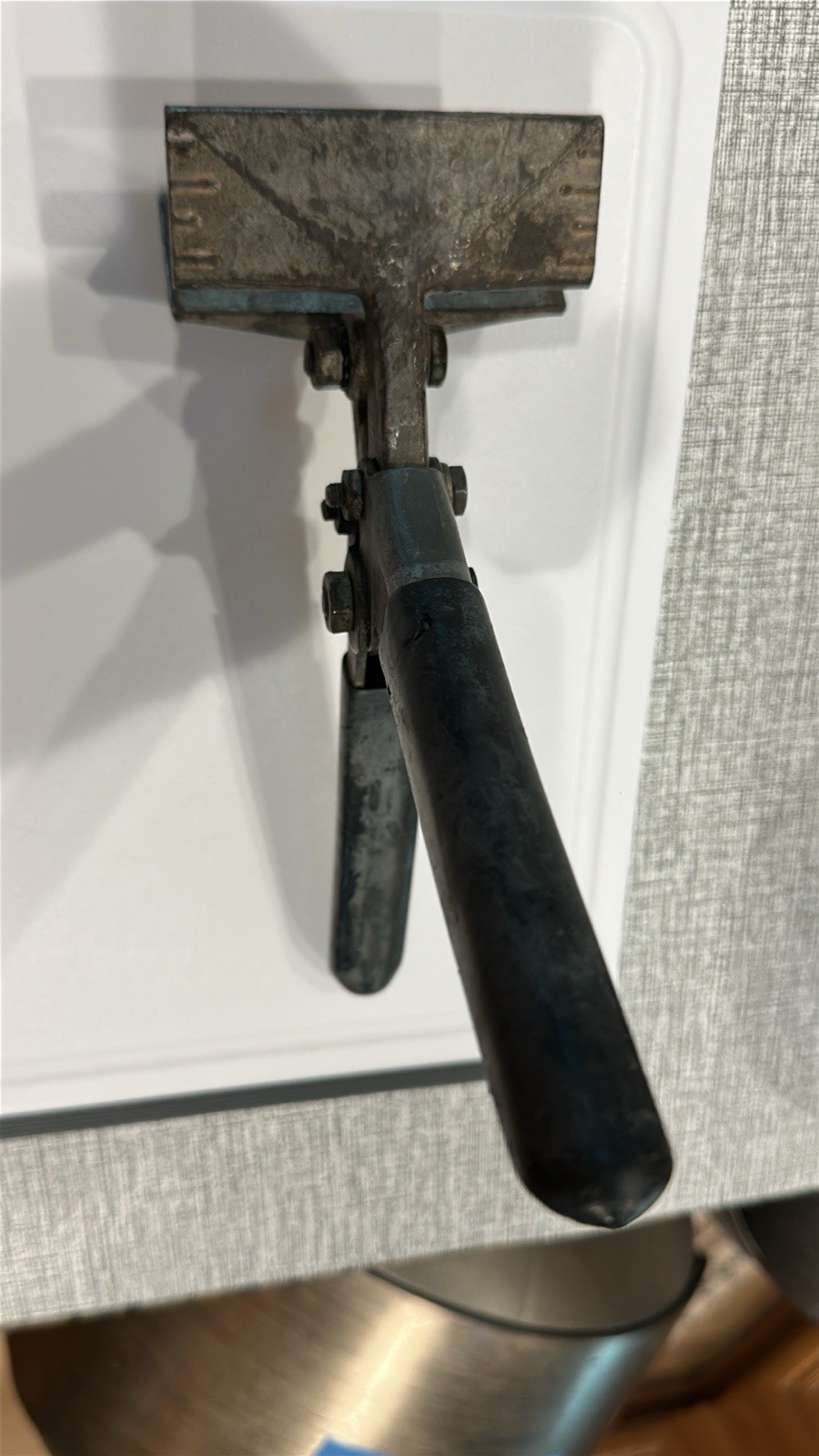 Vintage / Antique 8″ Hand Seamer Sheet Metal Brake Tool Pliers USA Free S & H