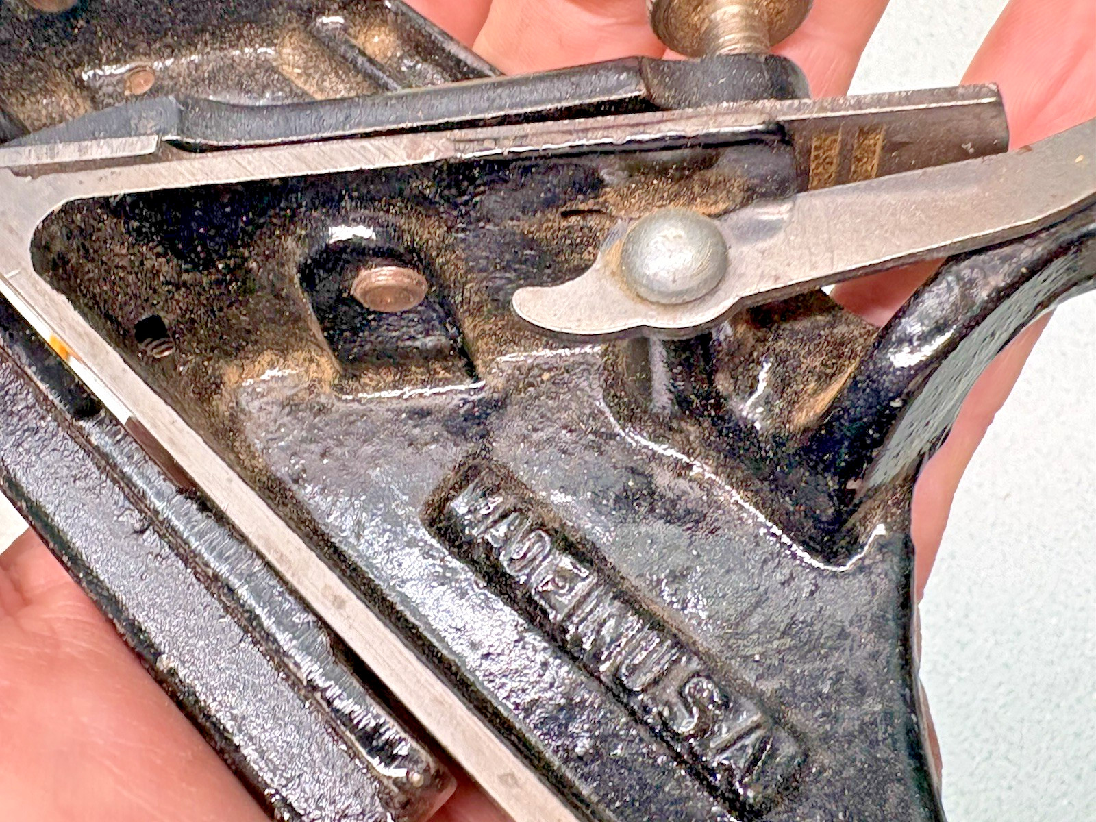 Vintage 78 CRAFTSMAN RABBET PLANE like Stanley Millers Falls complete w box NICE