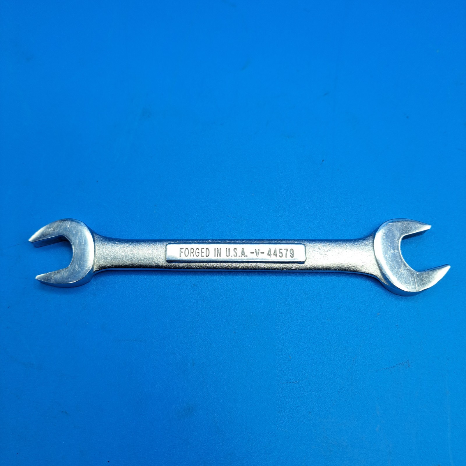 Vintage Craftsman 1/2 x 9/16″ Open End Wrench, No 44579, Mfr Code -V-, USA