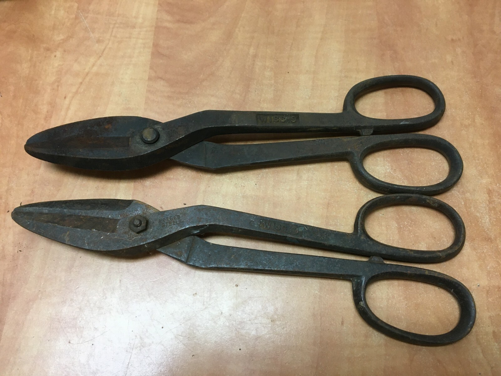 Wiss 19 & 9 Sheet Metal Tin Snips Shears 12.5” USA