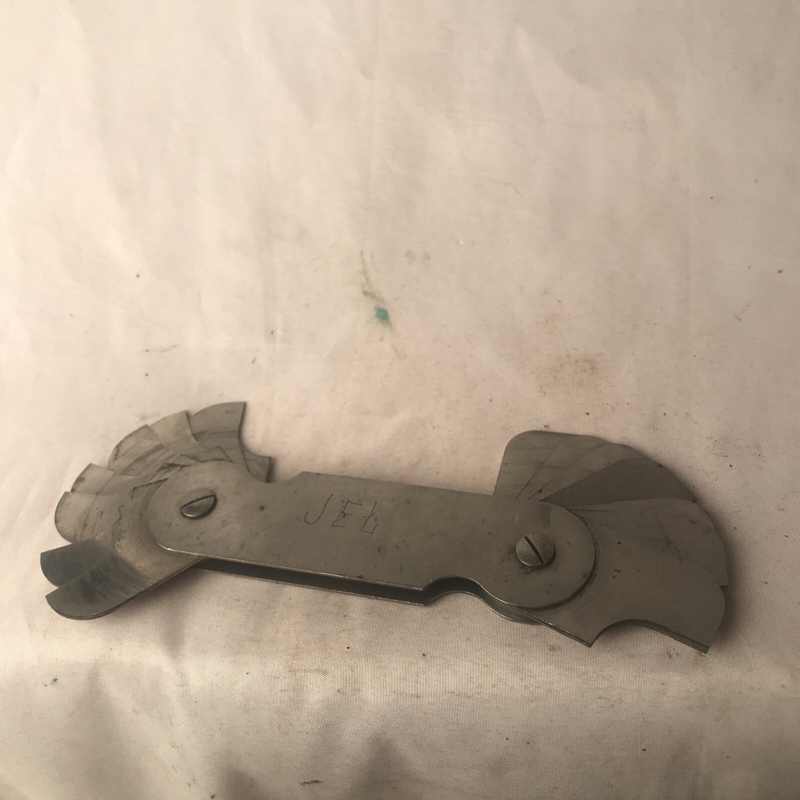 STARRETT No. 272B Fillet or Radius Gage 16 Leaf 9/32″ thru 33/64″ Machinist Vtg