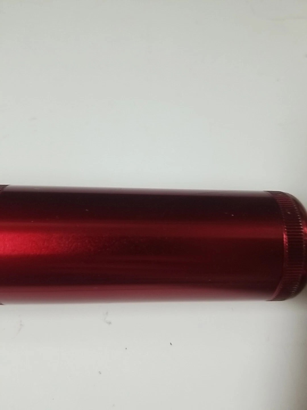 Matco Tool 12″ Mag-lite 3 D Cell Flashlight Red Made In USA **Works Great**