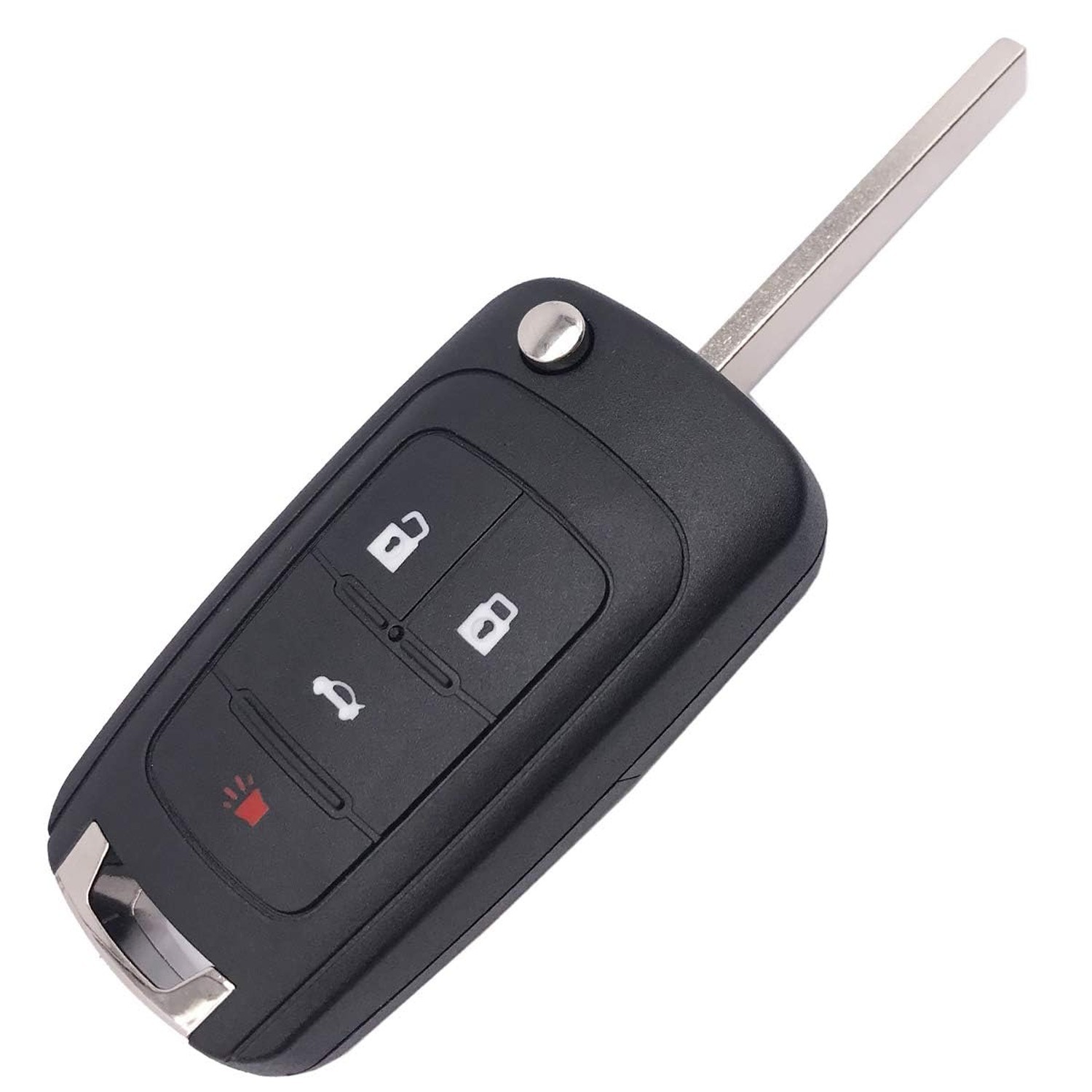 Replacement Flip Key Fob Case for Cruze Malibu Camaro Equinox Sonic Key, New USA