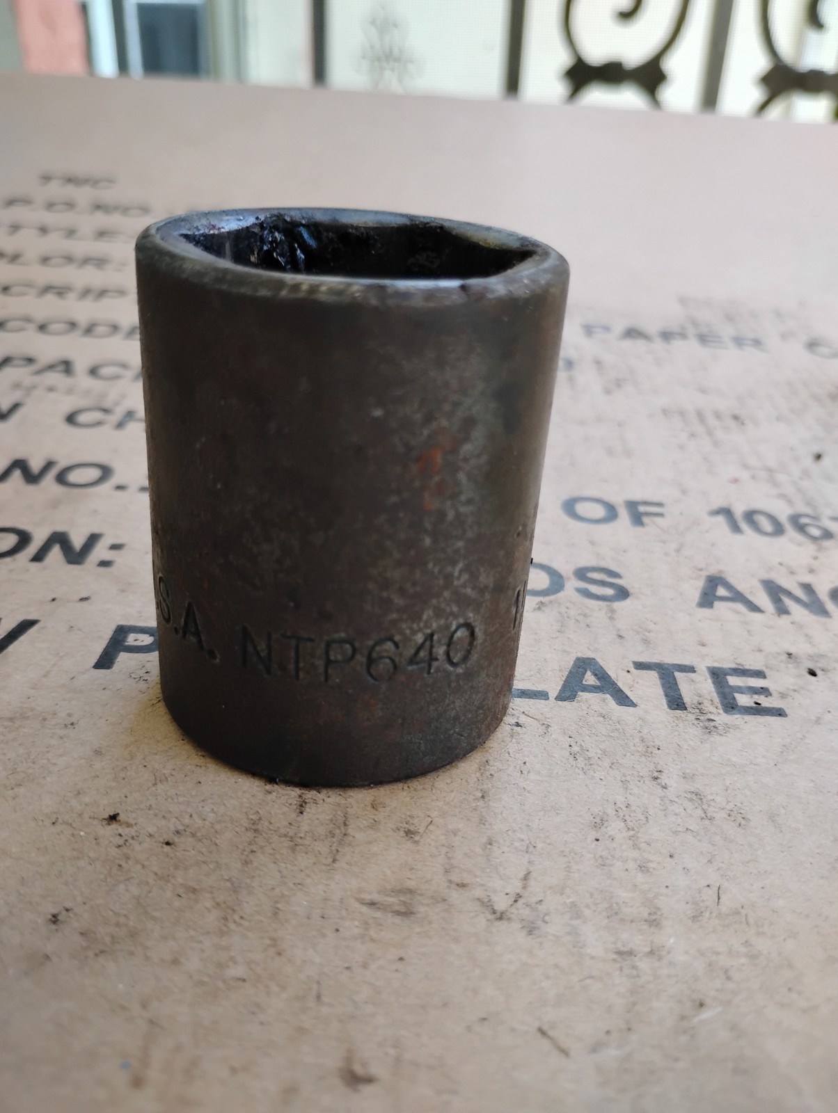 1-1/4″ NAPA Tools NTP640 SAE 6 Point 1/2” Drive Impact Socket USA Pre-Owned