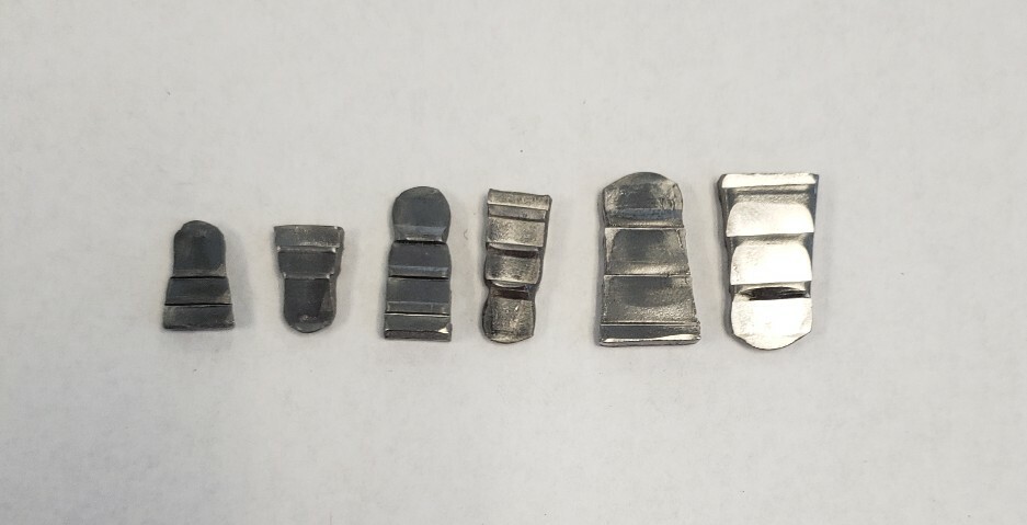 36 small flat wedges for hammers, hatchets, and tack hammers 3 sizes