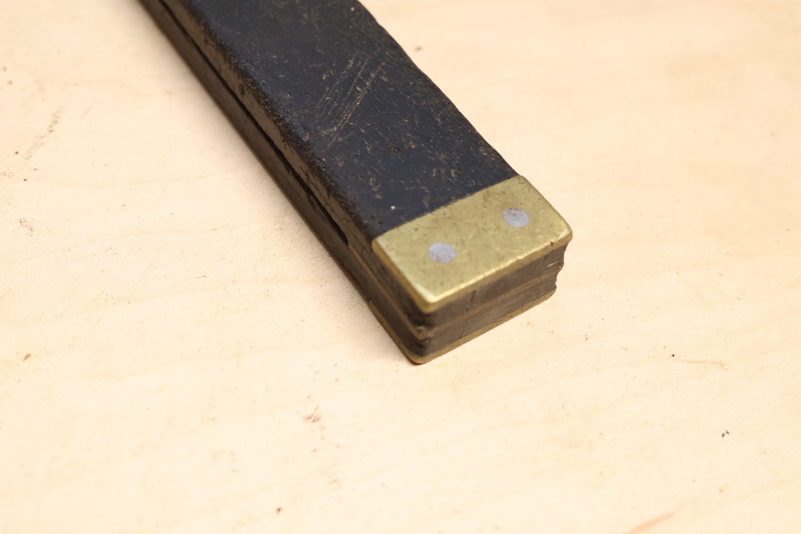 ROSEWOOD AND BRASS 12″ SLIDING T BEVEL AND SQUARE Disston (?)