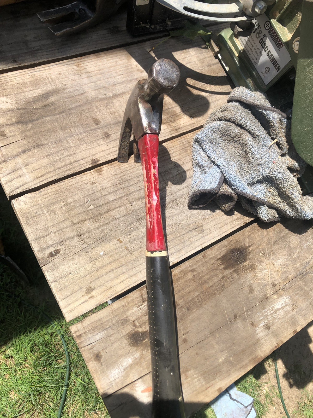Vintage Original Plumb 16oz Claw Hammer FA57R Fiberglass Handle