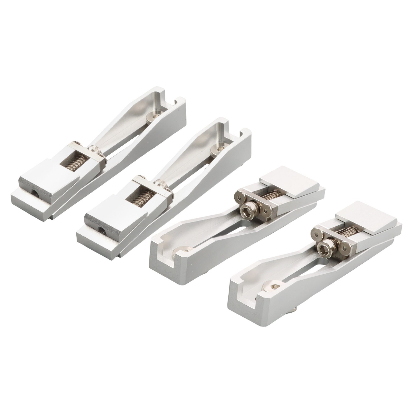 4 Pcs CNC Router Vise Clamp Low Profile Aluminum Toe Clamp 4.2″×0.9″×0.6″ Tool