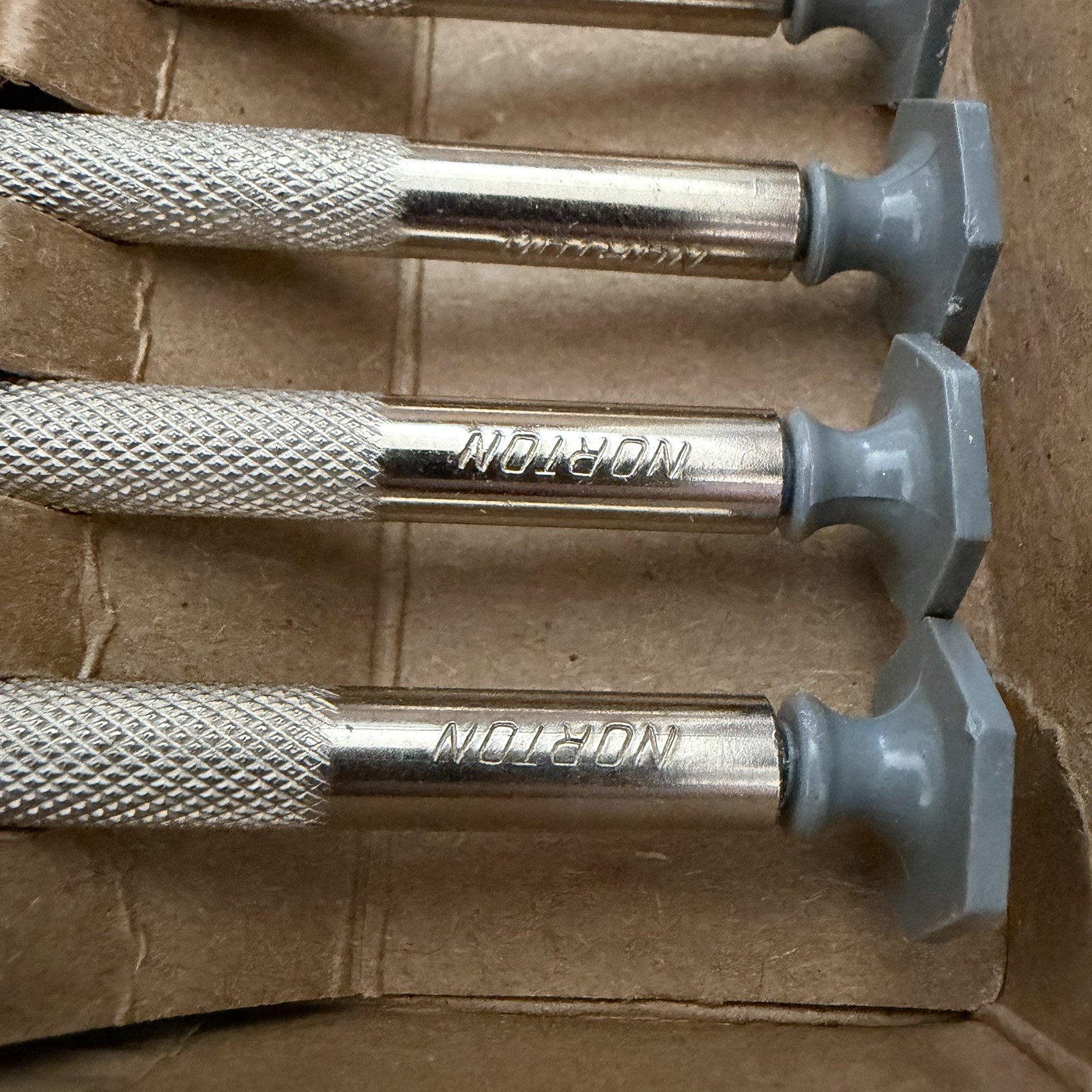 Norton Slotted Screwdriver Set Jewelers Precision USA Lot of 6 Hand Tool NEW