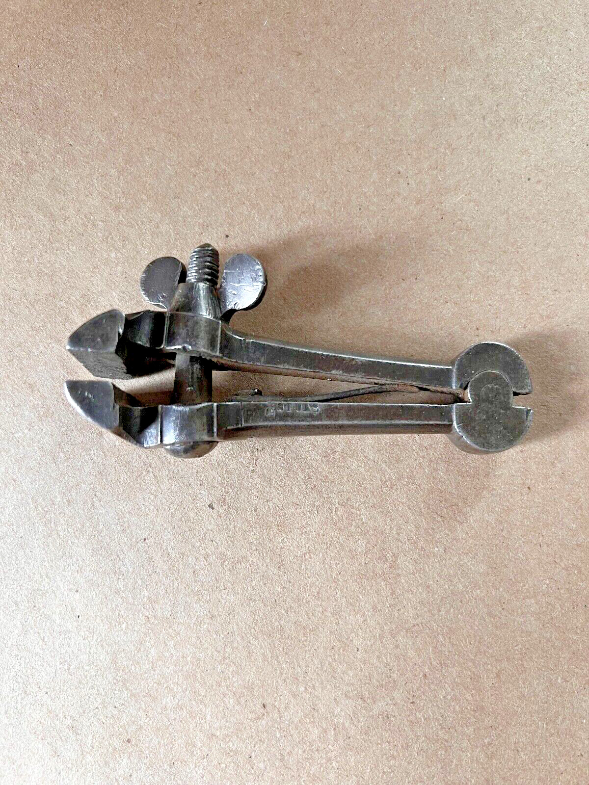 Antique P Stubs Vice England 19th Century Hand Held Jeweler Watchmaker Tool 3.5”