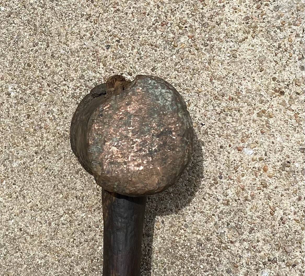 Vintage DANIELSON DANCO MFG CO HAMMER WITH COPPER HEAD