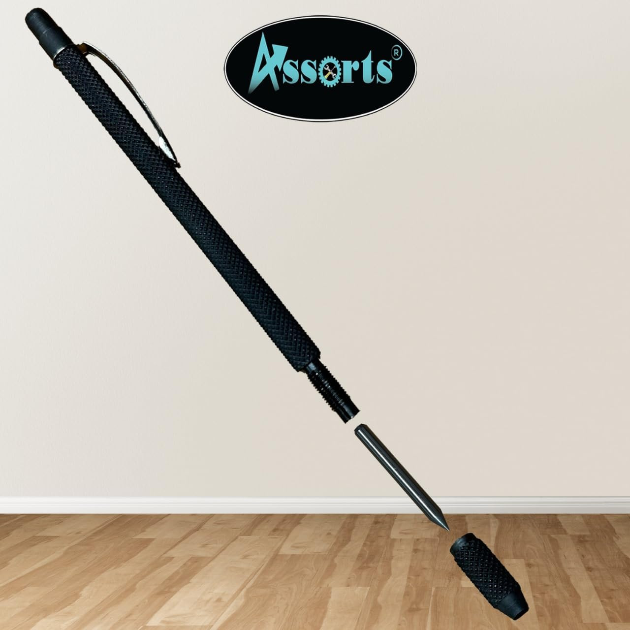 Quality Carbide Point Tipped Scribing Pen Tool Scriber Craft Tool-Knurled Body