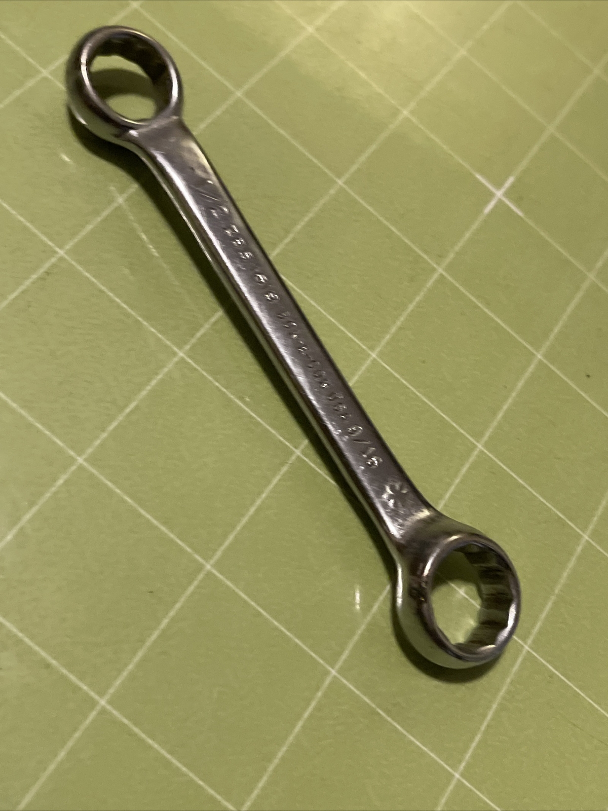 BON E CON 9/16 x 1/2 ” Double Box End Wrench Vintage Made in USA zbs1618