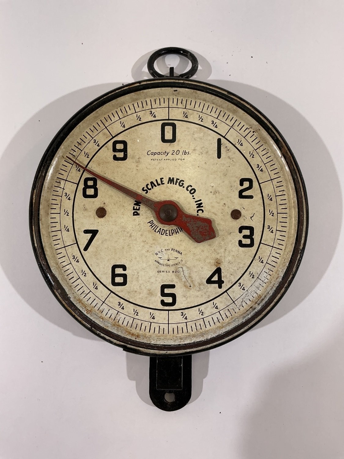 Penn Scale Mfg. Co., Inc., Inc. Series 820 Vintage Hanging Grocery 20 Lb
