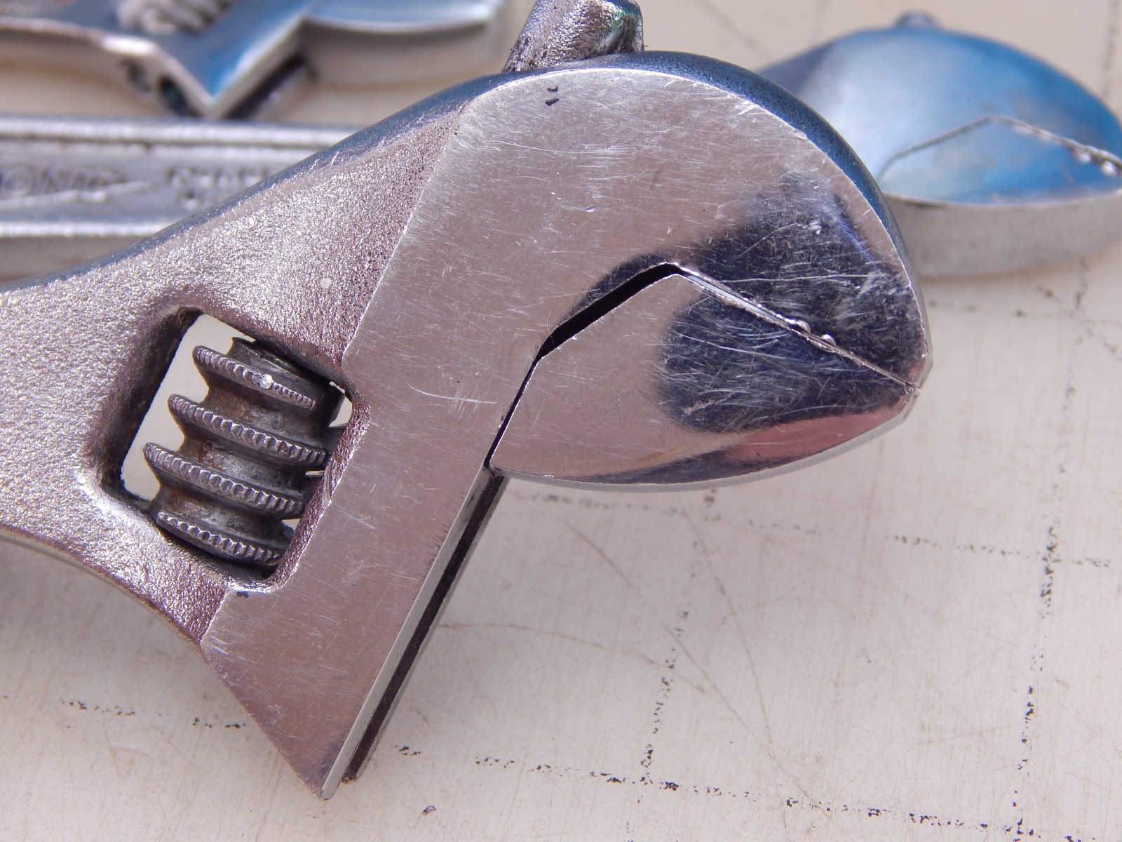 Vintage Diamond Horseshoe 4” 6″ 8″ Adjustable Wrench set (Matching series)