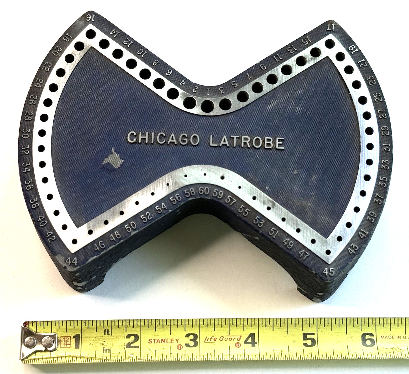 Vintage Chicago Latrobe Wire Gauge Stand Holder