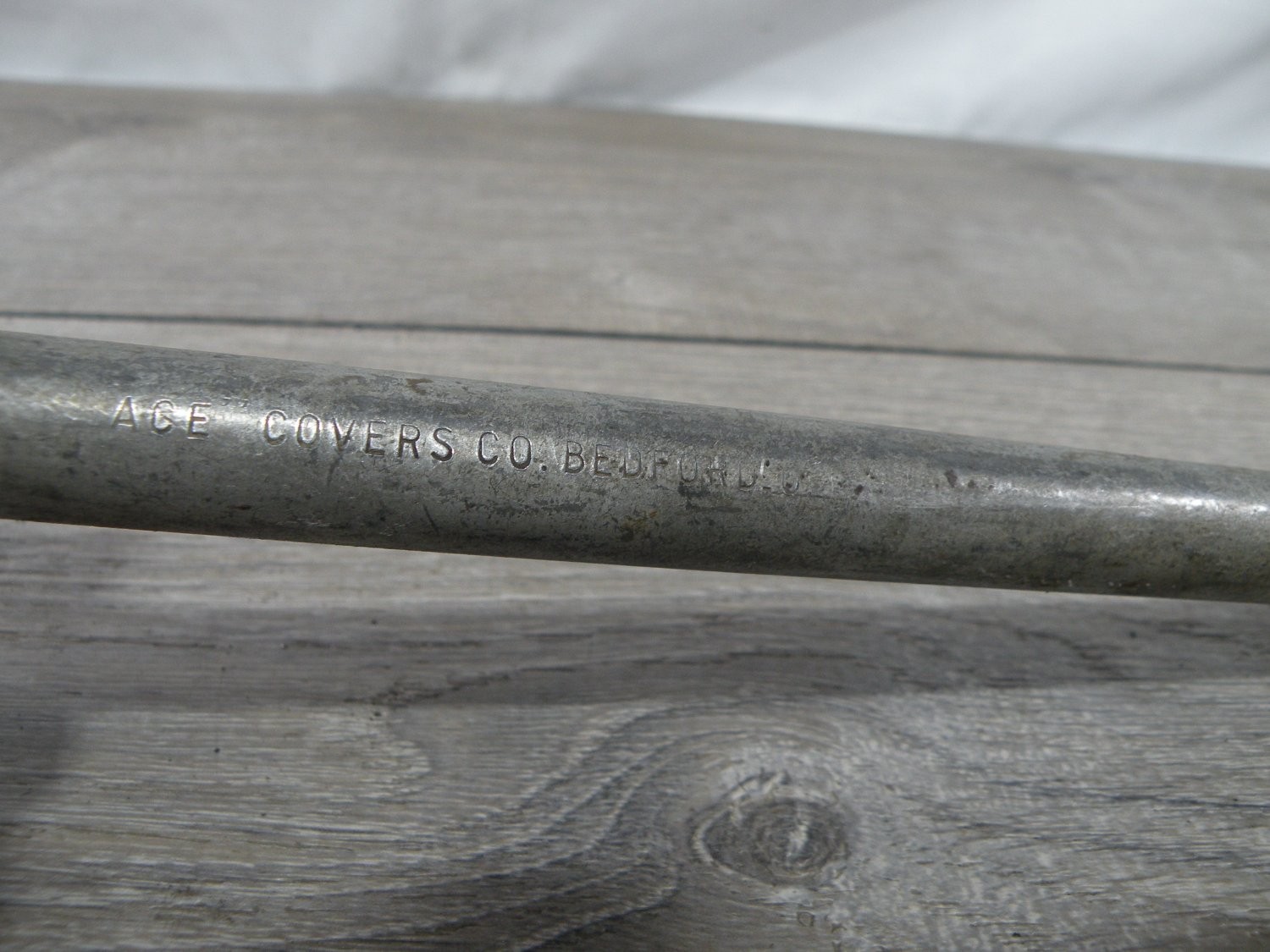 Vintage Ace Covers Co. Basin Wrench Swivel Head Plumbing Tool Steel Used