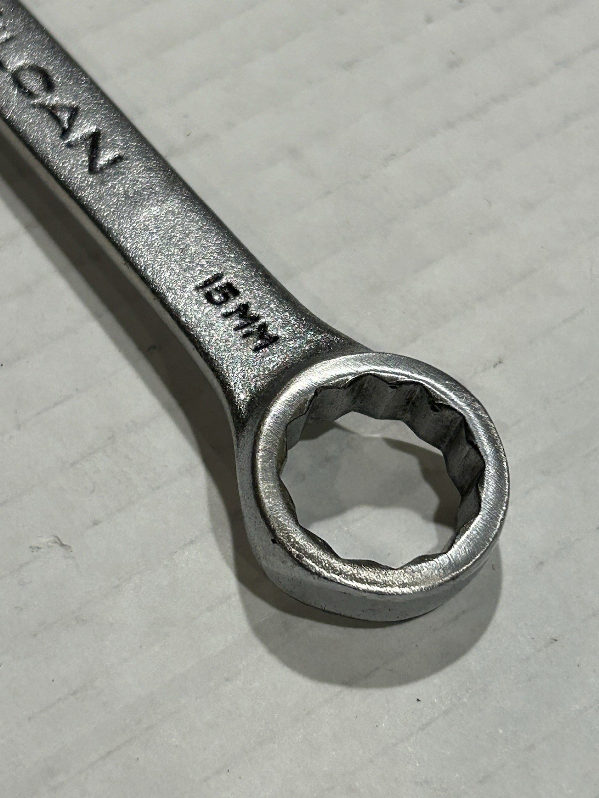 Rare Vintage Williams Vulcan XOEMS-15mm Combination Wrench USA