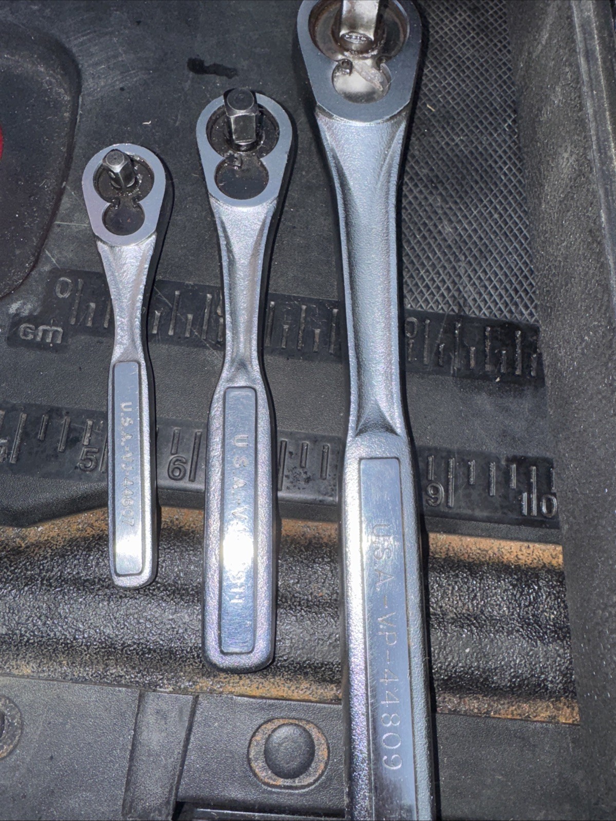 Rare Sears Craftsman USA 120pc Mechanics Tool Set Socket Ratchet 33820 Light Use
