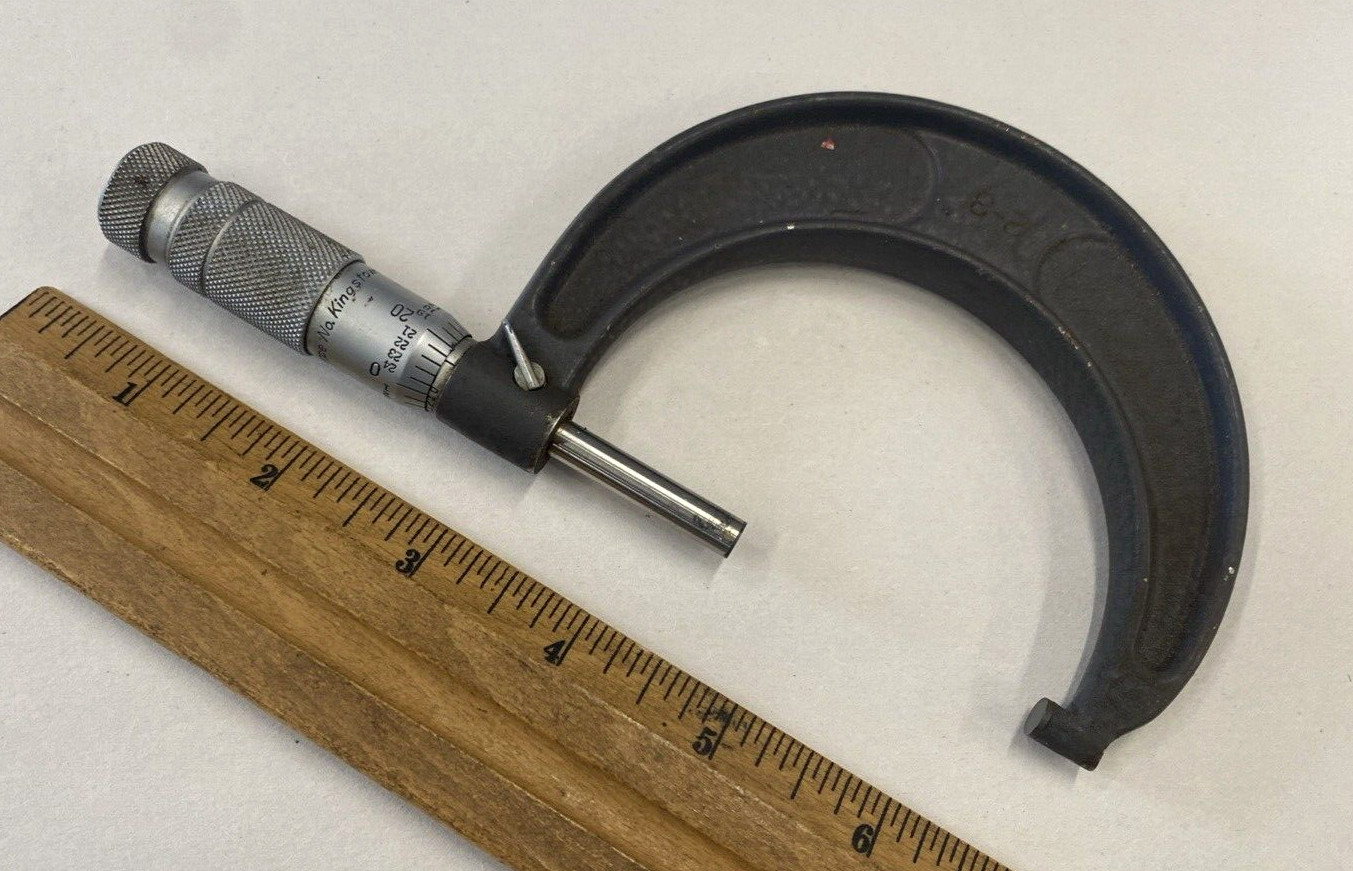 VINTAGE Brown & Sharpe 2″ – 3″ Machinist Micrometer .0001″ U.S.A., bn4075