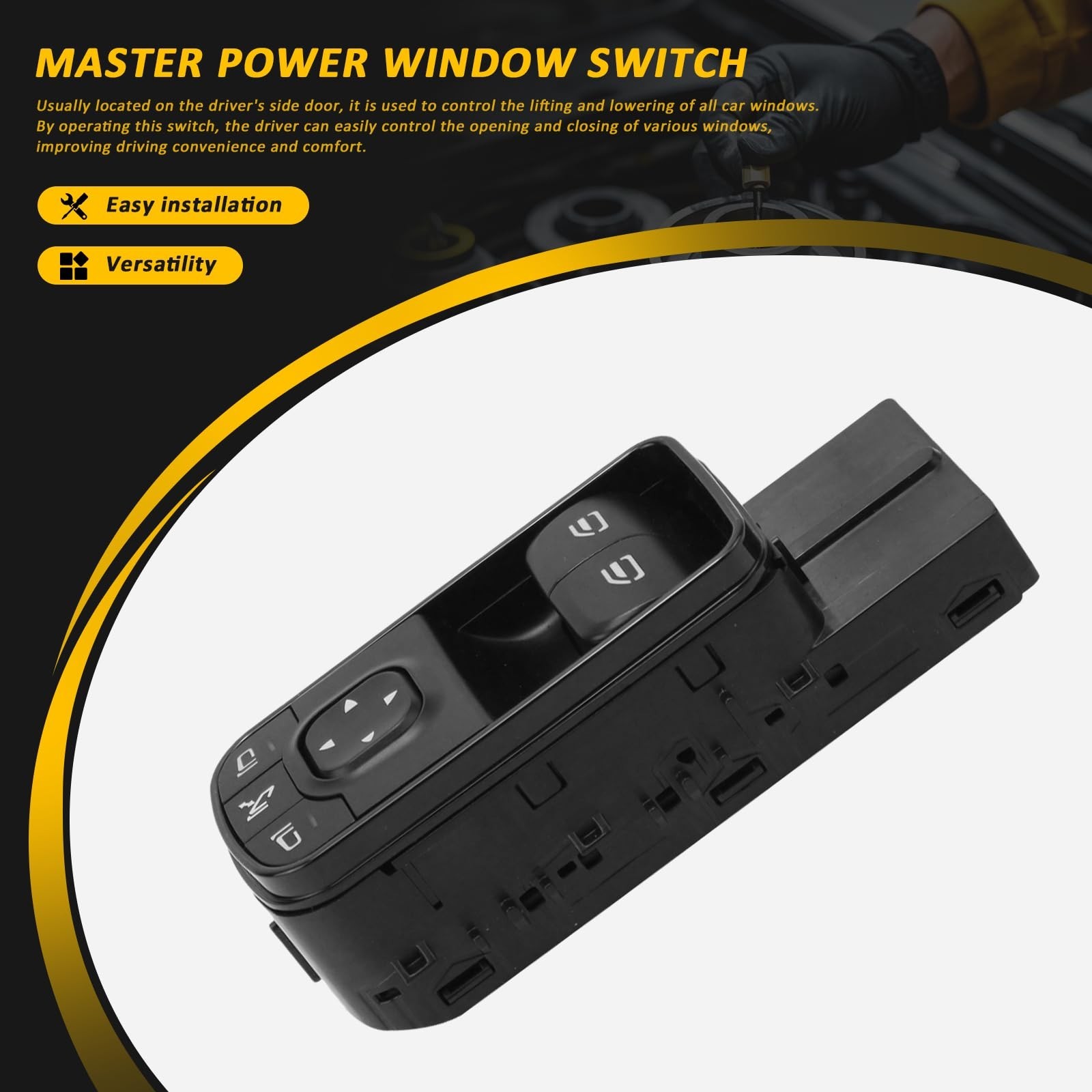 907 Master Power Window Switch Compatible with Mercedes-Benz Sprinter 1500 25…
