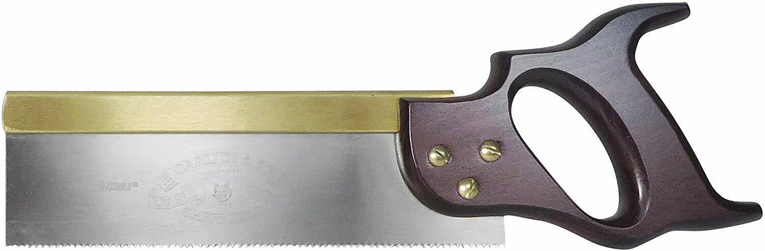 Thomas Flinn Lynx 10″ Tenon Saw, Rip Cutting, 13 TPI, Stained Beech Handle