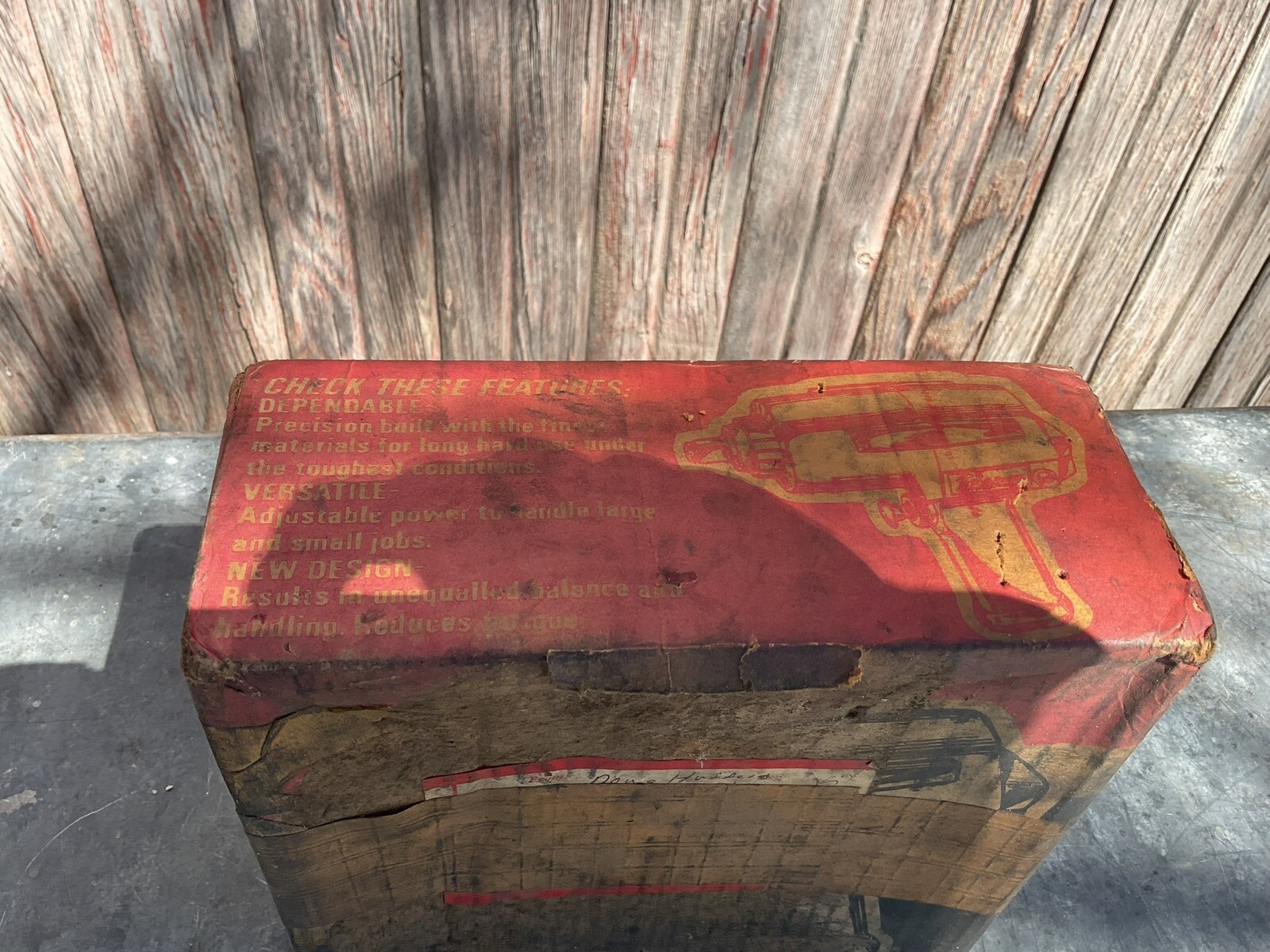Vintage Snap On Tools Air Impact Wrench Box Only