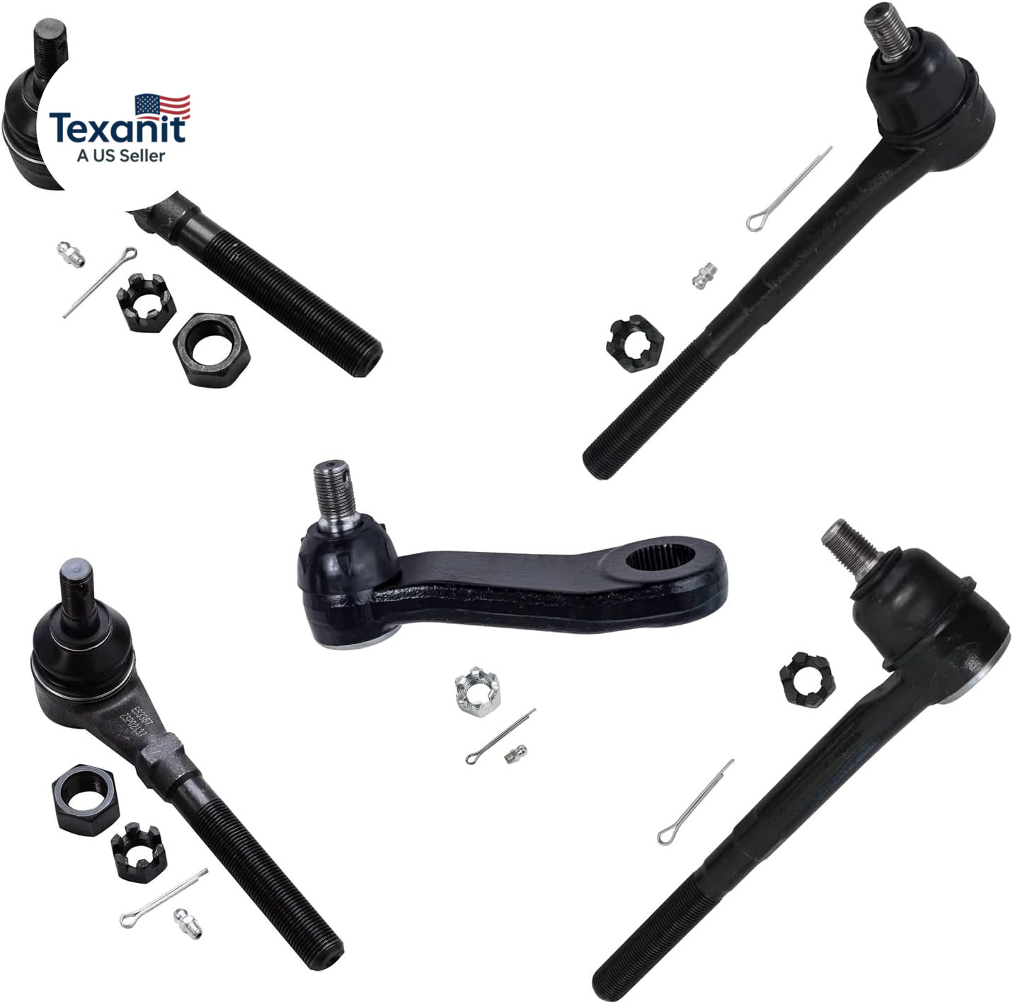 – 13Pc RWD Front End Suspension Kit for Ford F-150 F-250 Expedition Lincoln Blac