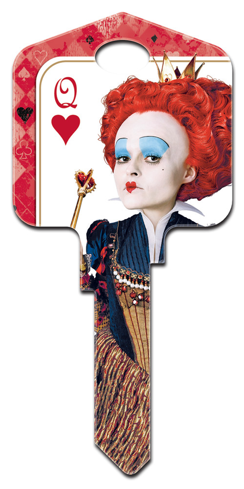 COLORFUL THE RED QUEEN House Key Blank for Kwikset KW1 KW10 KW11