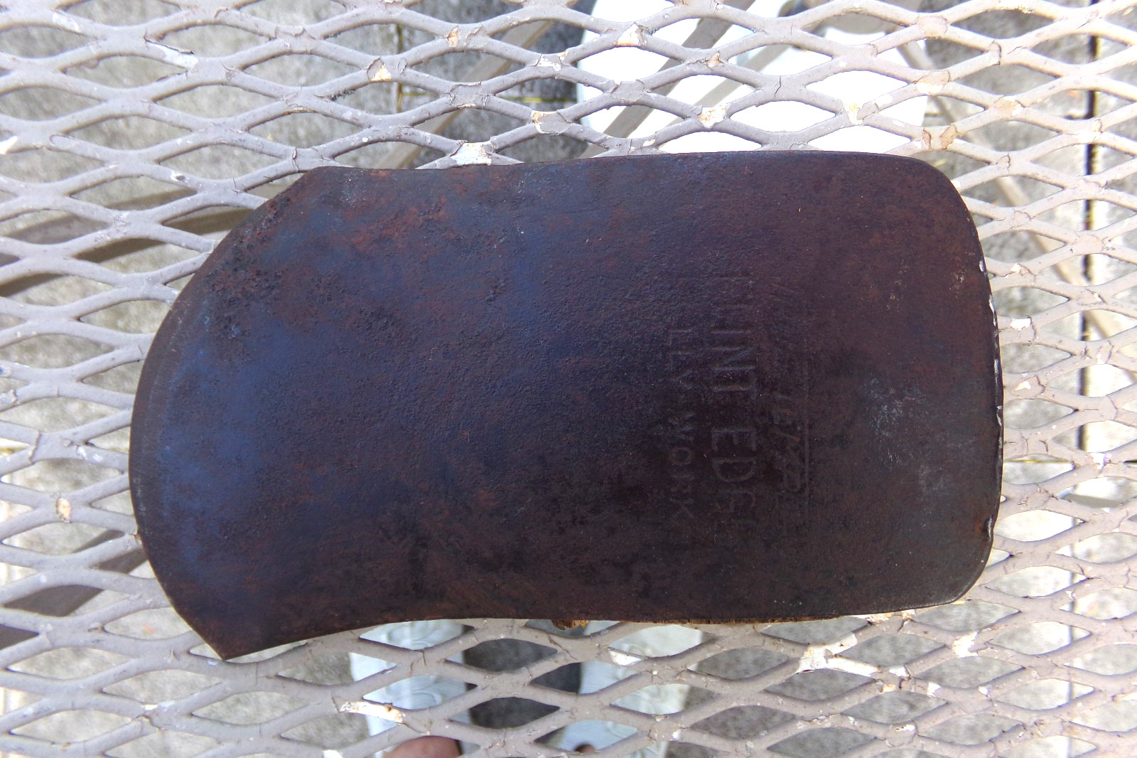 Vintage True Temper KELLY Works Flint Edge Single Axe Head 2 Pounds 14 oz