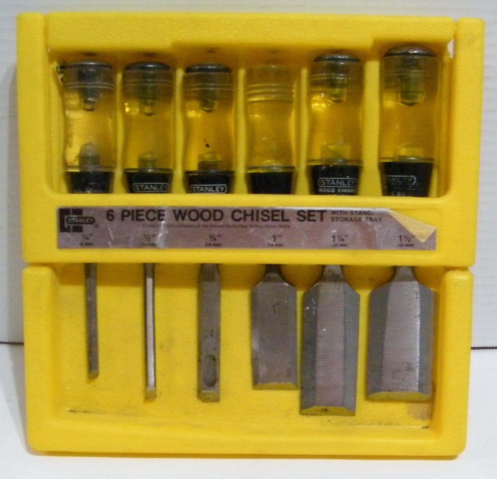 Stanley 6 Piece Chisel Set 5 #60 1″unknown