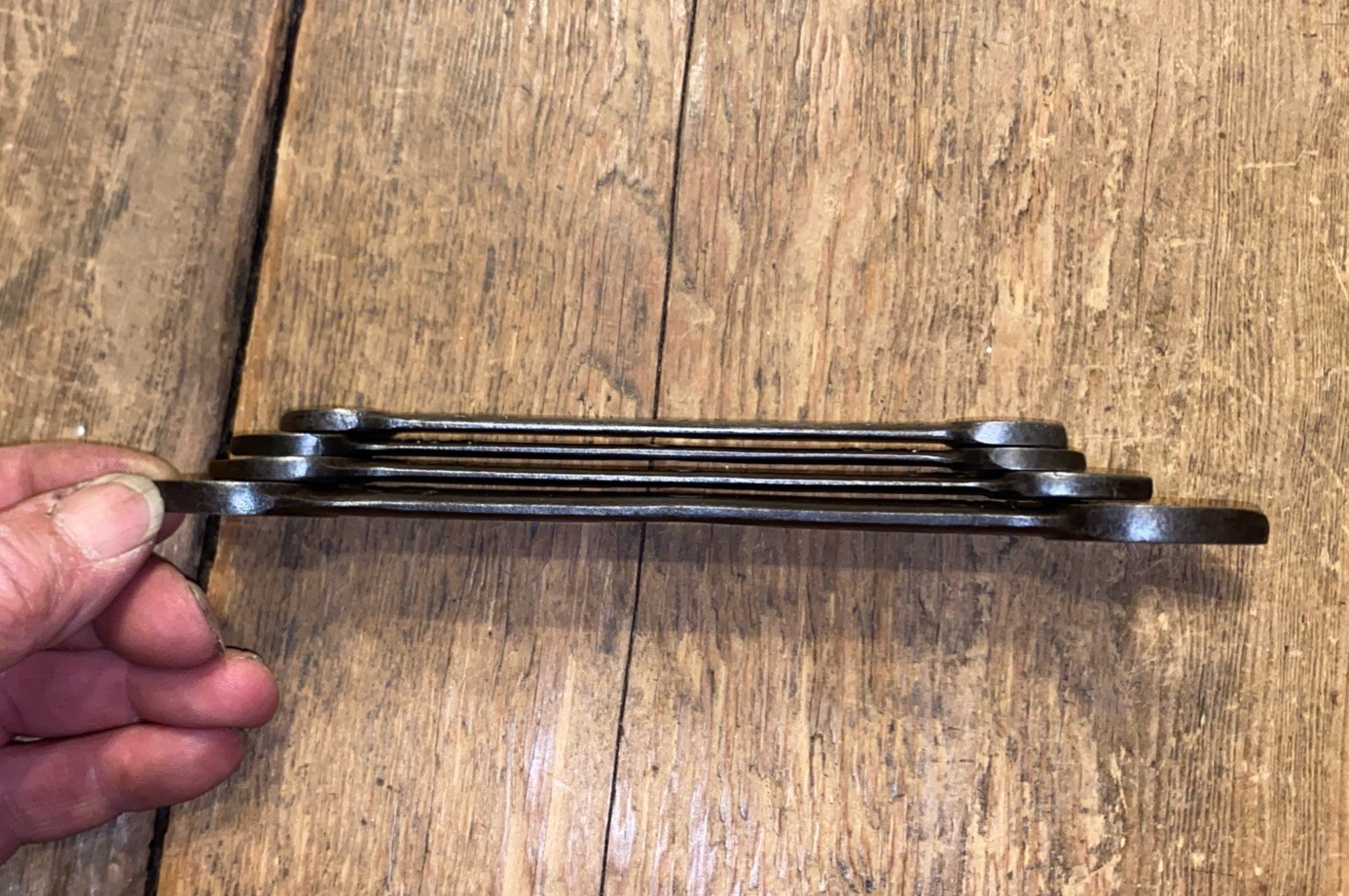 VINTAGE JAGUAR TW SPANNER SET XK140 XK150 E TYPE CLASSIC CAR TOOLKIT OLD TOOLS