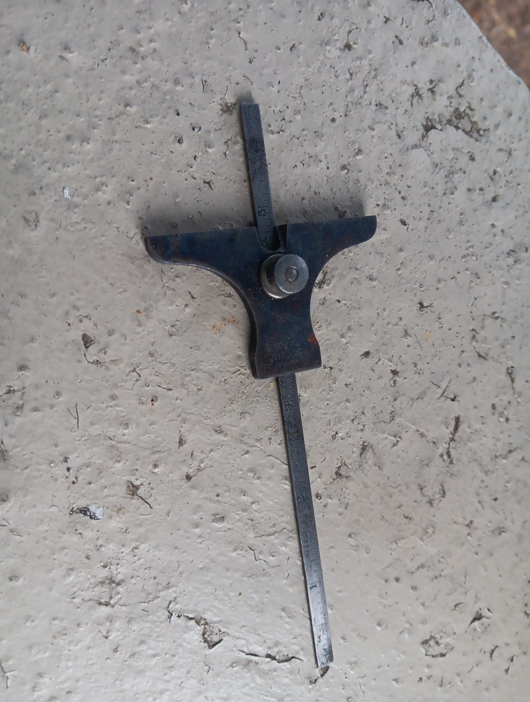 VINTAGE LUFKIN NO 511 DEPTH & ANGLE GAGE 2310 RULE