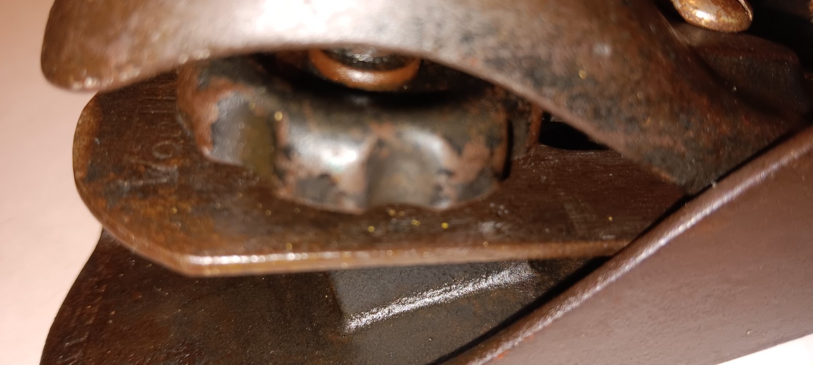Vintage WORTH Bench Plane Made in USA Original Iron 7 1/8” Untouched